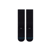 Socks Stance Icon Mid Cushion - Black/White - Genetik Sport